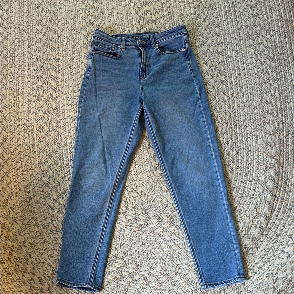 American Eagle Outfitters Blue Straight Leg Jeans